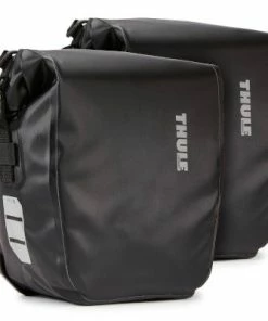 Double Sacoche Noire Sur Porte-bagages 13L Shield Pannier Thule