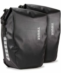 Double Sacoche Noire Sur Porte-bagages 25L Shield Pannier Thule