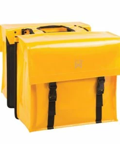 Double Sacoche Urbaine Imperméable 40 L Bisonyle Willex -VTT Boutique double sacoche urbaine impermeable 40 l bisonyle willex jaune full
