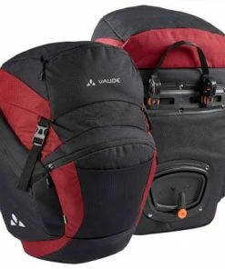 Double Sacoche Vélo Arrière 46 L OnTour Back Vaude -VTT Boutique double sacoche velo arriere 46 l ontour back vaude rouge full