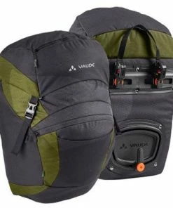 Double Sacoche Vélo Avant 32 L OnTour Front Vaude -VTT Boutique double sacoche velo avant 32 l ontour front vaude bambou full