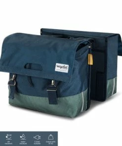 Double Sacoche Vélo étanche En Matériau Recyclé 40L Urban Proof -VTT Boutique double sacoche velo etanche en materiau recycle 40l urban proof full 5