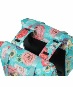 Double Sacoche Vélo Porte-bagage Arrière Bleue Bloom Field Basil 8 Double Sacoche Vélo Porte-bagage Arrière Bleue Bloom Field Basil -VTT Boutique double sacoche velo porte bagage arriere bleue bloom field basil full 3