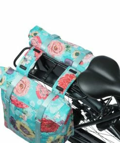 Double Sacoche Vélo Porte-bagage Arrière Bleue Bloom Field Basil 11 Double Sacoche Vélo Porte-bagage Arrière Bleue Bloom Field Basil -VTT Boutique double sacoche velo porte bagage arriere bleue bloom field basil full 6