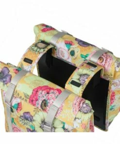 Double Sacoche Vélo Porte-bagage Arrière Jaune Bloom Field Basil -VTT Boutique double sacoche velo porte bagage arriere jaune bloom field basil full 3