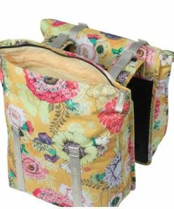 Double Sacoche Vélo Porte-bagage Arrière Jaune Bloom Field Basil -VTT Boutique double sacoche velo porte bagage arriere jaune bloom field basil full 4