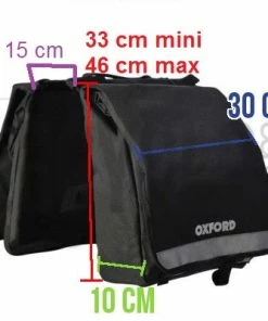 Oxford Double Sacoche Vélo Sur Porte-bagage Arrière Imperméable -VTT Boutique double sacoche velo sur porte bagage arriere impermeable full 6