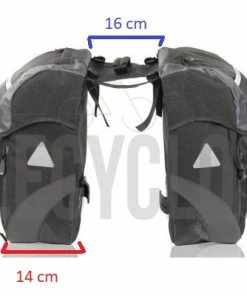 Double Sacoches Cavalières Pour Vélo 30L XLC -VTT Boutique double sacoches cavalieres pour velo 30l xlc full 4