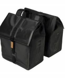 Double Sacoches Vélo Noires Urban Dry Basil 50 L