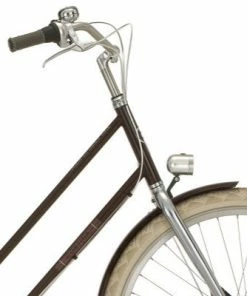 Brandless Eclairage Avant Rétro Chromé Sur Fourche De Vélo Néro -VTT Boutique eclairage avant retro chrome sur fourche de velo nero full 3