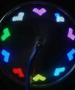 Newton Eclairage LED à Pile Sur Rayon De Roue Vélo -VTT Boutique eclairage led a pile sur rayon de roue velo full 4