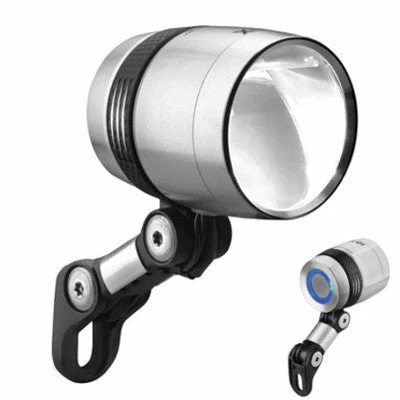 Busch-mueller Eclairage Vélo 100 Lux Sur Fourche IQ-X Argent Busch And Muller 1 Busch-mueller Eclairage Vélo 100 Lux Sur Fourche IQ-X Argent Busch And Muller