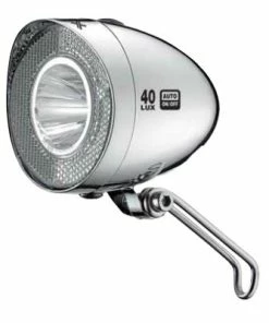 Eclairage Vélo Avant Rétro à LED Sur Dynamo XLC