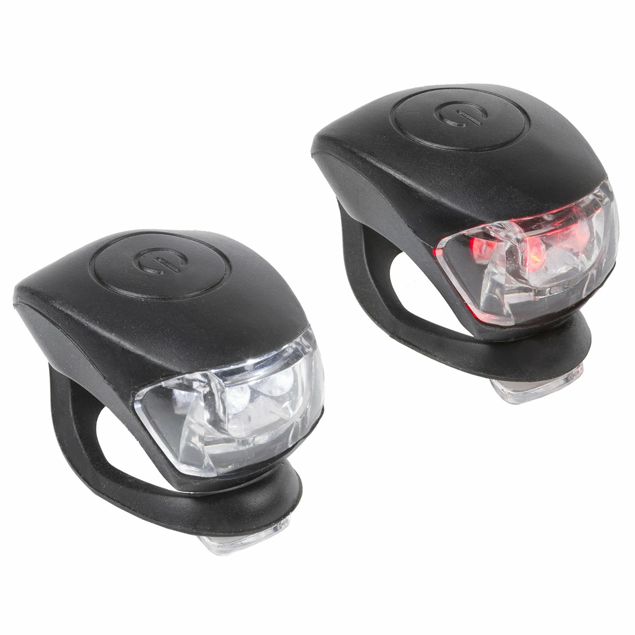Set éclairages Vélo à Piles Avant Arrière Cobra IV M-Wave 1 Set éclairages Vélo à Piles Avant Arrière Cobra IV M-Wave