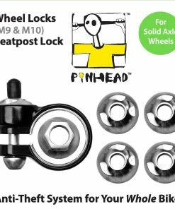 Antivols De Roue Avec Axe Plein M9 Et M10 Et Collier De Selle Pinhead