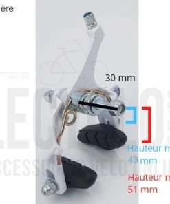 Newton Étriers Frein Vélo Blancs Pour Route Et Fixie 5 Newton Étriers Frein Vélo Blancs Pour Route Et Fixie -VTT Boutique etriers frein velo blancs pour route et fixie full 3