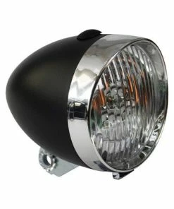 QT Cycle Feu Avant Vélo Vintage Sur Fourche 3 LEDs