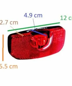 Busch-mueller Feu Vélo Pour Porte Bagage DToplight Permanent -VTT Boutique feu velo pour porte bagage dtoplight permanent full 4