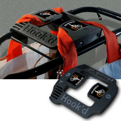 Fixation Pour Sac De Course Sur Vélo Hook'd 1 Fixation Pour Sac De Course Sur Vélo Hook'd