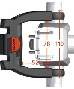Fixation Sécurisée Sur Guidon De Vélo électrique - KlickFix -VTT Boutique fixation securisee sur guidon de velo electrique klickfix full 5