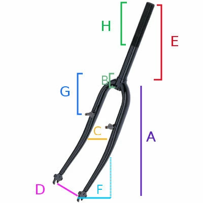 Point Fourche Vélo 20 Pouces Avec Pivot Fileté 1" BMX 2 Point Fourche Vélo 20 Pouces Avec Pivot Fileté 1" BMX – Image 2