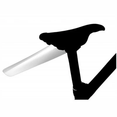 Brandless Garde Boue Arrière Blanc Clipsable Sous Selle De Vélo 2 Brandless Garde Boue Arrière Blanc Clipsable Sous Selle De Vélo – Image 2