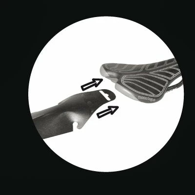 Brandless Garde Boue Arrière Ultra Léger Clipsable Sous Selle De Vélo 3 Brandless Garde Boue Arrière Ultra Léger Clipsable Sous Selle De Vélo – Image 3