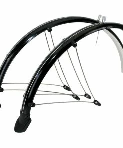Messingschlager Paire De Garde Boue Pour Vélo 26 Pouces Avec Câble électrique - 58 Mm