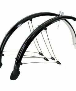 Messingschlager Paire De Garde Boue Pour Vélo 29 Pouces Avec Câble électrique - 60 Mm