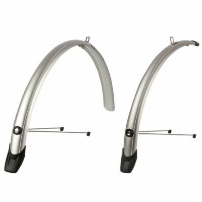 Garde Boues Argent Pour Vélo 28 Pouces 46 Mm Towny Polisport 1 Garde Boues Argent Pour Vélo 28 Pouces 46 Mm Towny Polisport