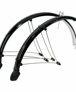 Messingschlager Paire De Garde Boue Pour Vélo 20 Pouces Avec Câble électrique