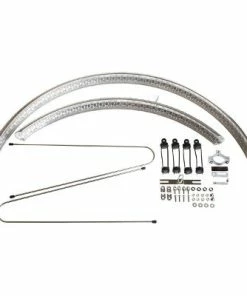Garde Boues Martelés Argent Pour Pneus Vélo 28 Pouces BLB -VTT Boutique garde boues marteles argent pour pneus velo 28 pouces blb full 6