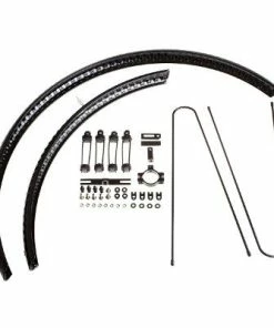 Garde Boues Martelés Noirs Pour Pneus Vélo 28 Pouces BLB -VTT Boutique garde boues marteles noirs pour pneus velo 28 pouces blb full 4