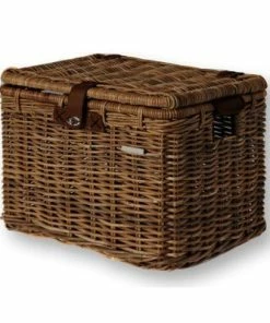 Grand Panier De Vélo En Rotin Denton L Basil