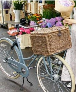 Grand Panier De Vélo En Rotin Denton L Basil -VTT Boutique grand panier de velo en rotin denton l basil full 4