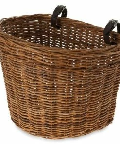 Grand Panier Sur Guidon De Vélo En Rotin Darcy L Basil