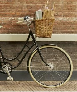 Grand Panier Sur Guidon De Vélo En Rotin Darcy L Basil -VTT Boutique grand panier sur guidon de velo en rotin darcy l basil full 6