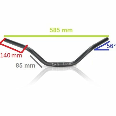 Guidon De Vélo De Ville Confort En Alu Noir XLC 3 Guidon De Vélo De Ville Confort En Alu Noir XLC – Image 3