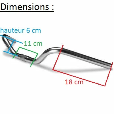 Oxford Guidon De Vélo Vintage North Road Chromé 3 Oxford Guidon De Vélo Vintage North Road Chromé – Image 3