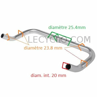 Messingschlager Guidon Vélo Corne De Vache 4 Messingschlager Guidon Vélo Corne De Vache – Image 4