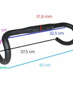 Guidon Vélo Route Deda Zero 1 31,8 Mm -VTT Boutique guidon velo route deda zero 1 31 8 mm full 3