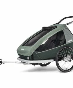 Kid Vaaya 2 Croozer Remorque Vélo Pour Deux Enfants -VTT Boutique kid vaaya 2 croozer remorque velo pour deux enfants verte full
