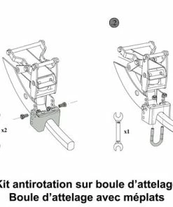 Mottez Kit Antirotation Pour Boule D'attelage -VTT Boutique kit antirotation pour boule d attelage full 5