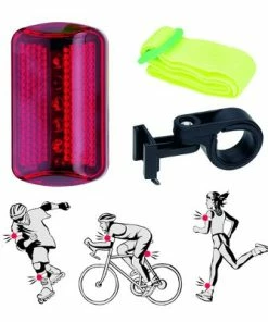 Maxxus Lampe Pour Vélo Sur Tige De Selle Et Brassard