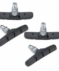 Point Lot 4 Patins De Frein Vélo V-Brake Pour Avant Et Arrière 70 Mm