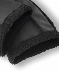 Manchons Basil Noirs En Cuir Végétal Sur Guidon Vélo -VTT Boutique manchons basil noirs en cuir vegetal sur guidon velo full 4