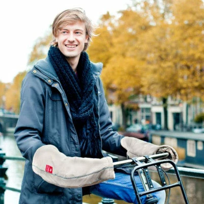 Wobs Manchons De Vélo Contre Le Froid - Beige 2 Wobs Manchons De Vélo Contre Le Froid - Beige – Image 2