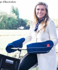 Manchons Vélo Wobs Bleus Contre Le Froid -VTT Boutique manchons velo wobs bleus contre le froid full 3