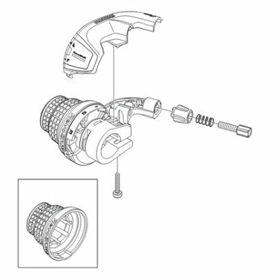 Manette Rotative Vélo 3 Vitesses Revoshift Shimano 2 Manette Rotative Vélo 3 Vitesses Revoshift Shimano – Image 2