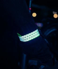 Paire De Bracelets Jaunes Réfléchissants Cyclisme Ryu Wowow